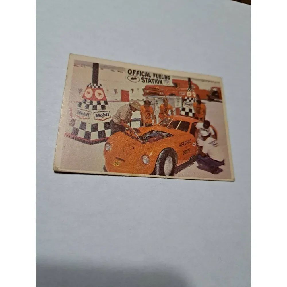 Vintage 1965 Hot Rod Magazine #1 Spec Sheet Bonneville Streamliner Trading Card